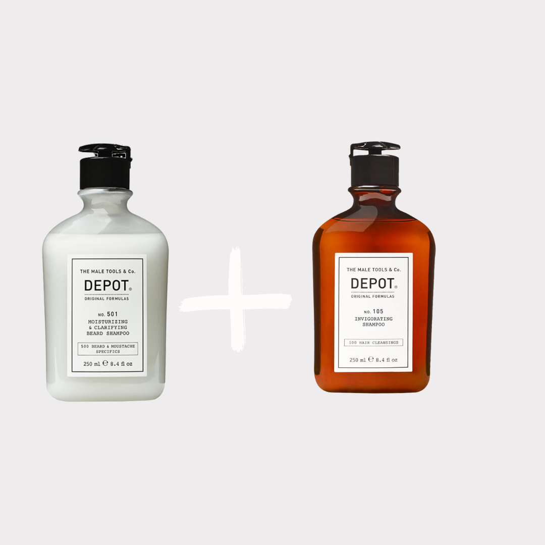 Rinkinys barzdos ir plaukų priežiūrai